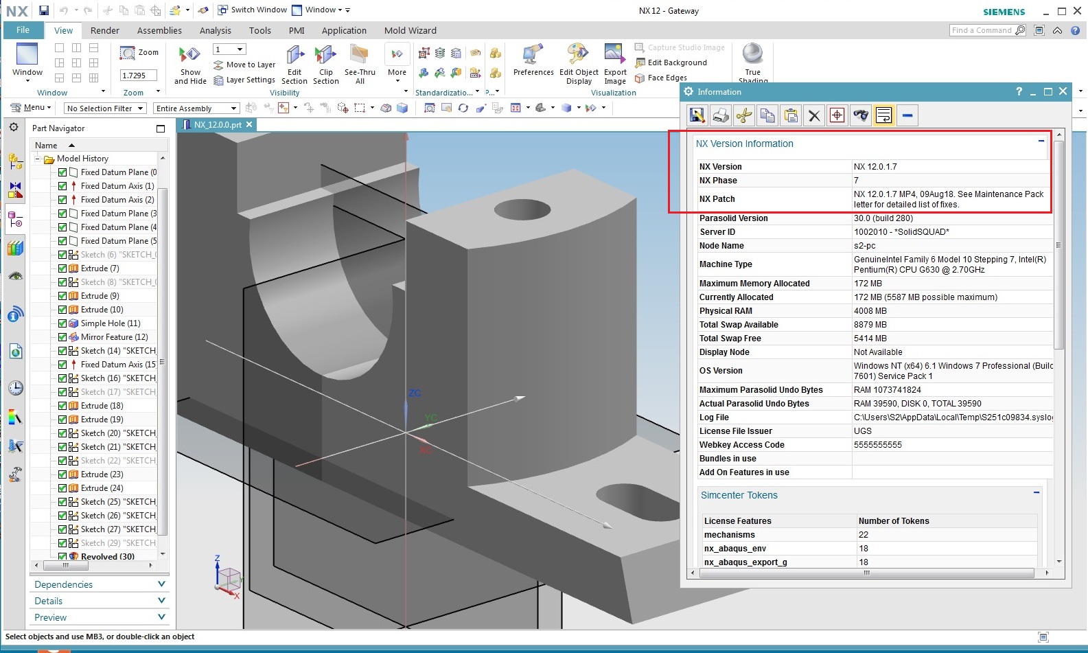 Siemens PLM NX 12.0.1 MP04 Update