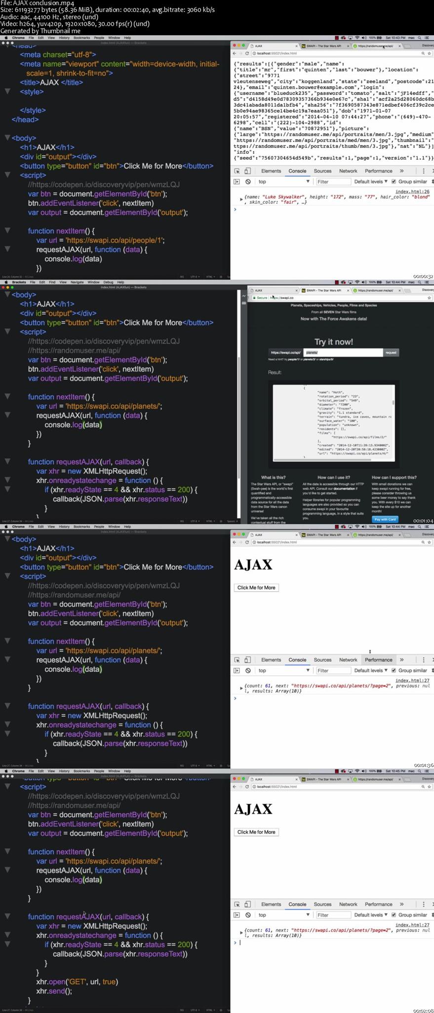 AJAX API Exercises and a JavaScript Trivia Web Application