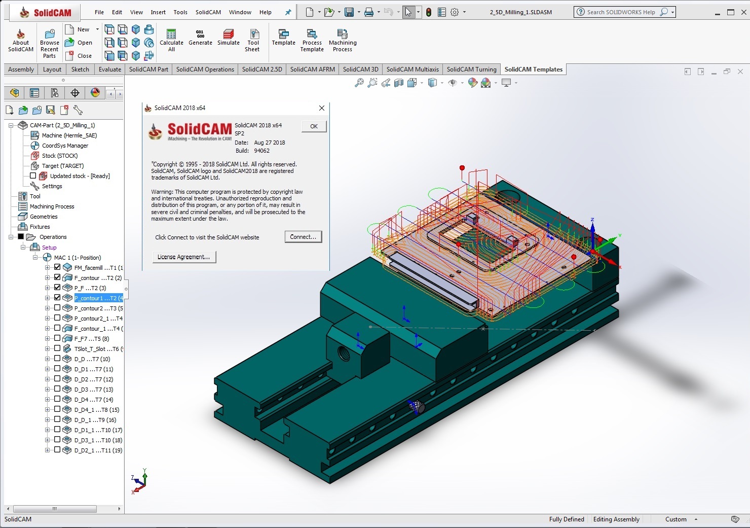 SolidCAD/CAM Suite 2018 SP2