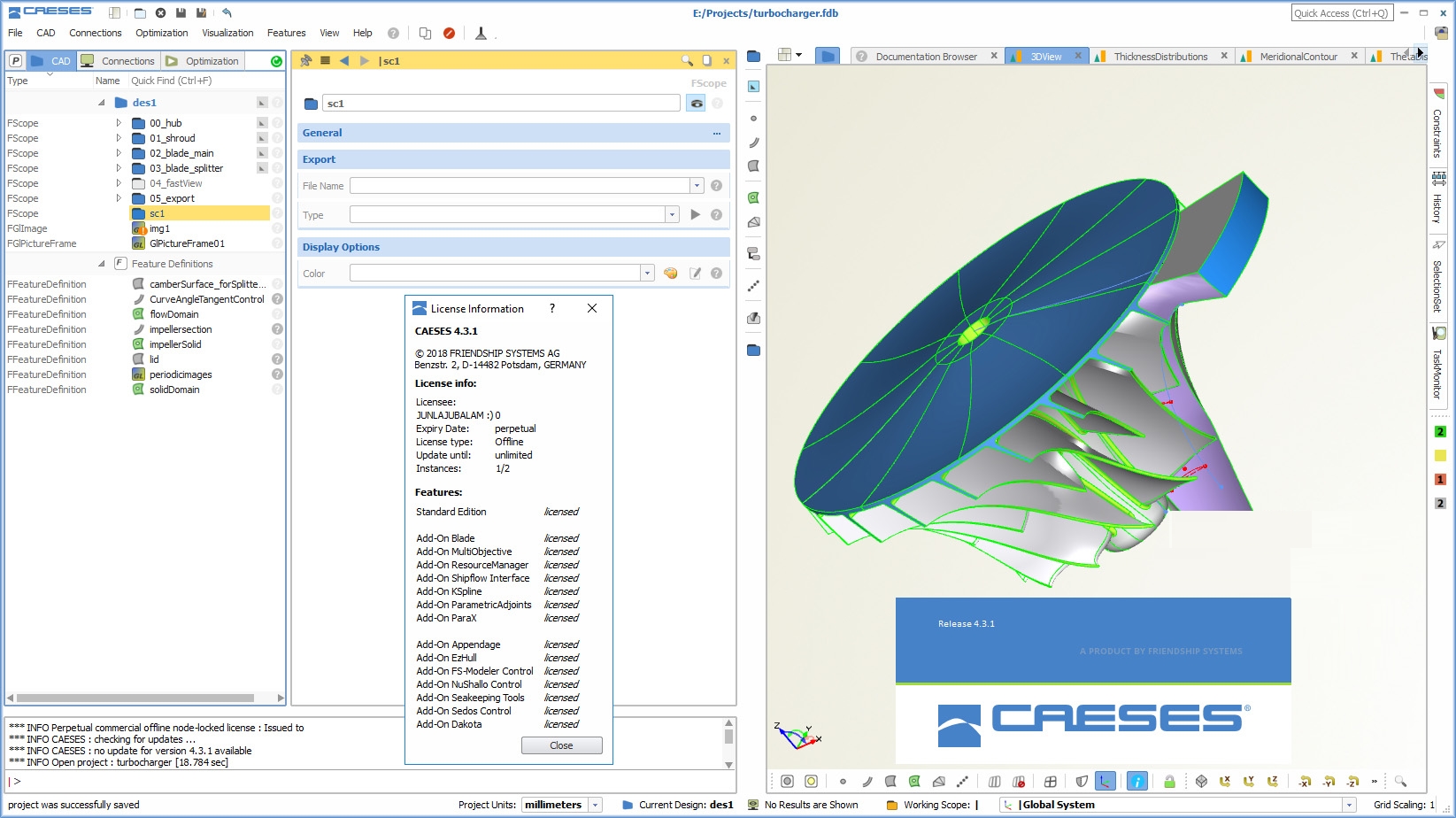 CAESES FRIENDSHIP-Framework 4.3.1