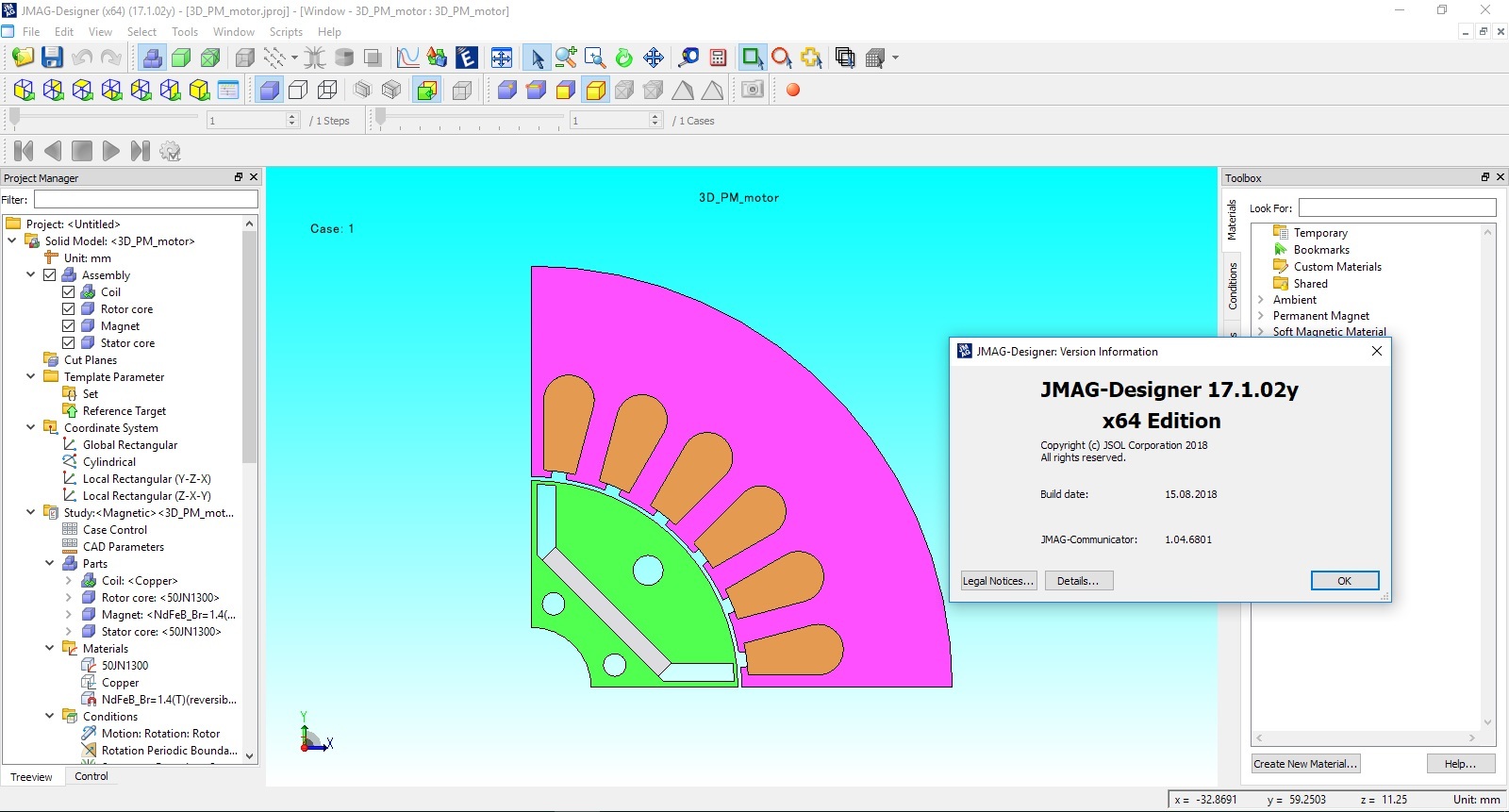 JMAG-Designer 17.1