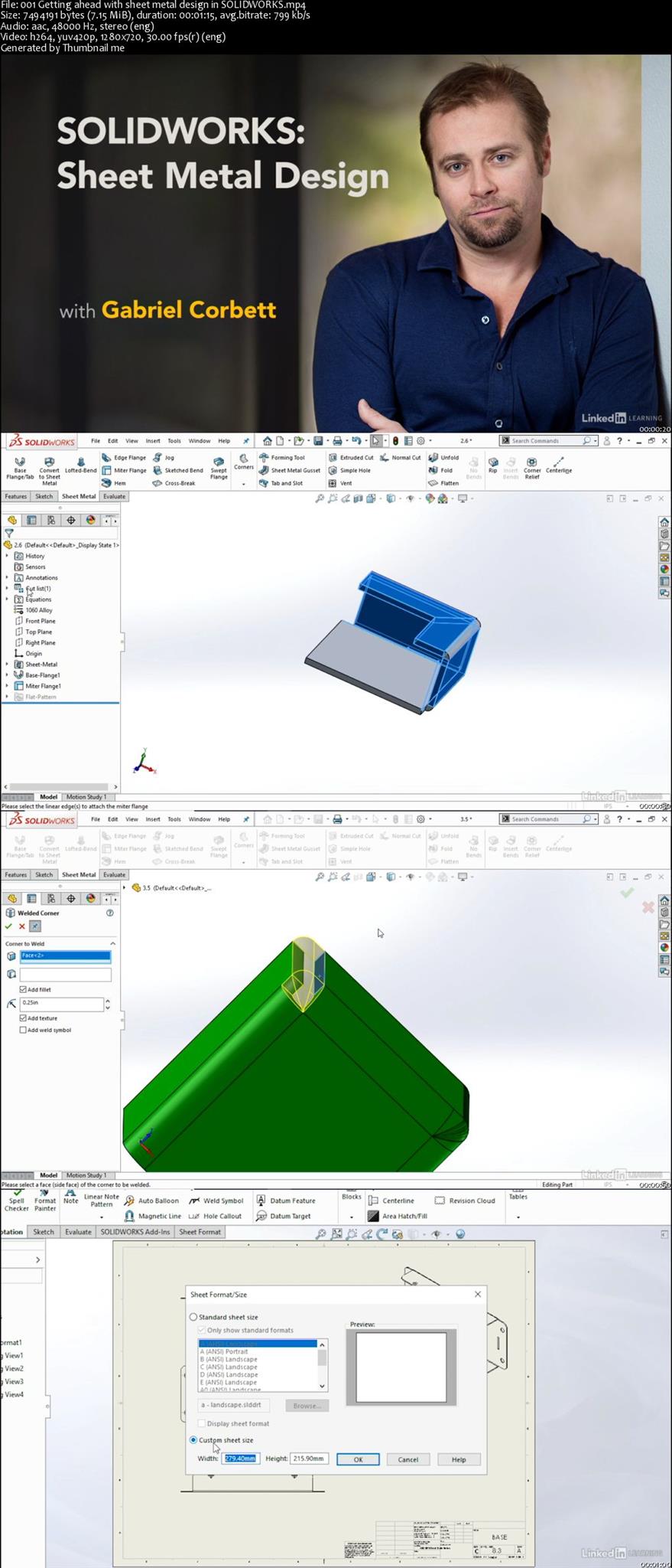 SOLIDWORKS: Sheet Metal Design