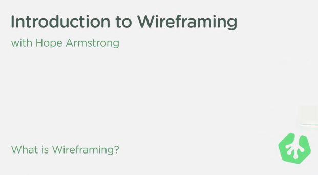 Introduction to Wireframing