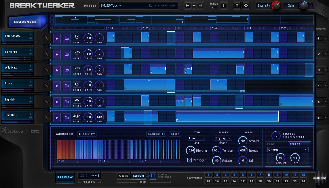 iZotope BreakTweaker v1.02c macOS-Cashmere screenshot