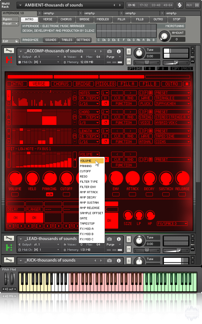 Rigid Audio HYPERNODE KONTAKT screenshot