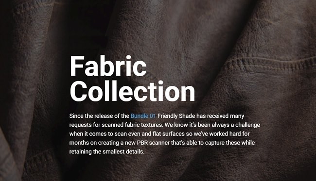 Friendly Shade – Fabric Collection 01 (Part One. 5k to 8k textures set)