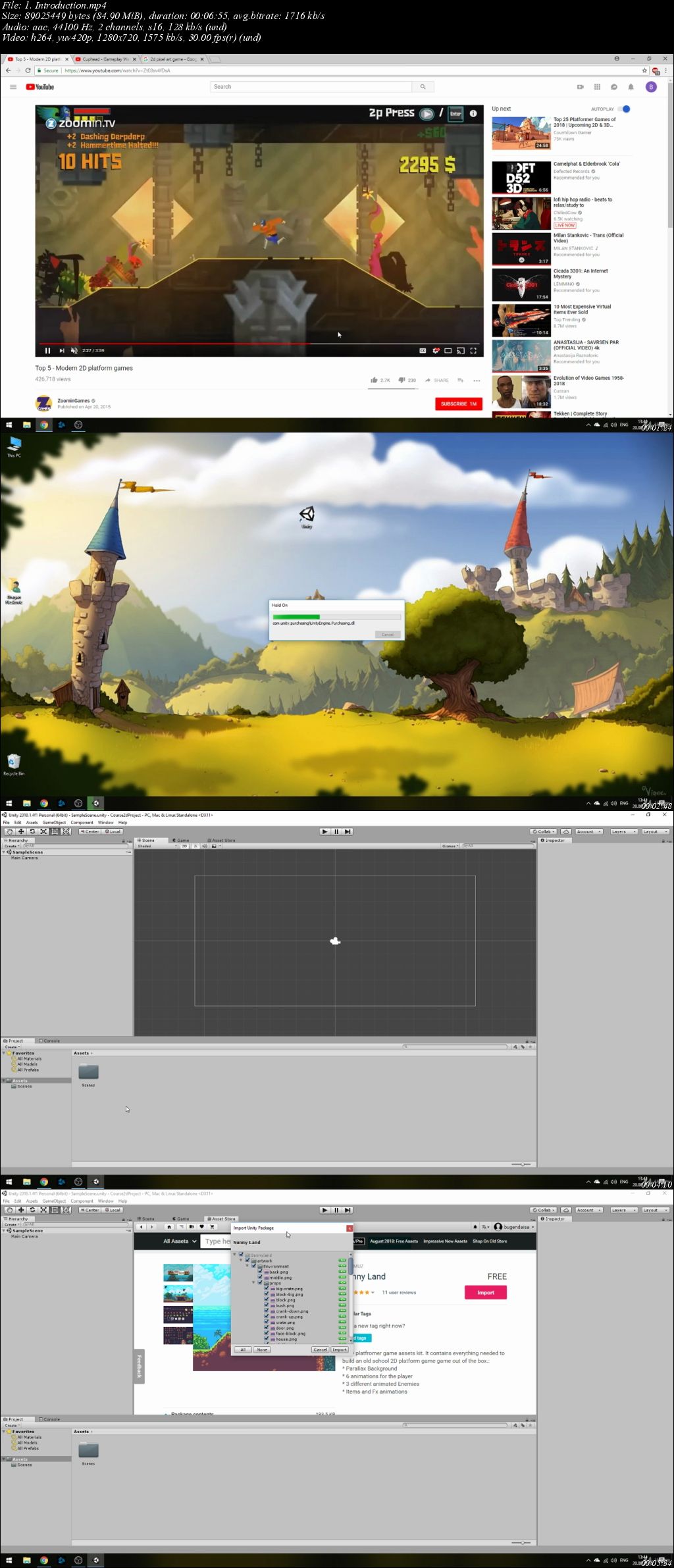 Unity 2D Platformer Game Development Course