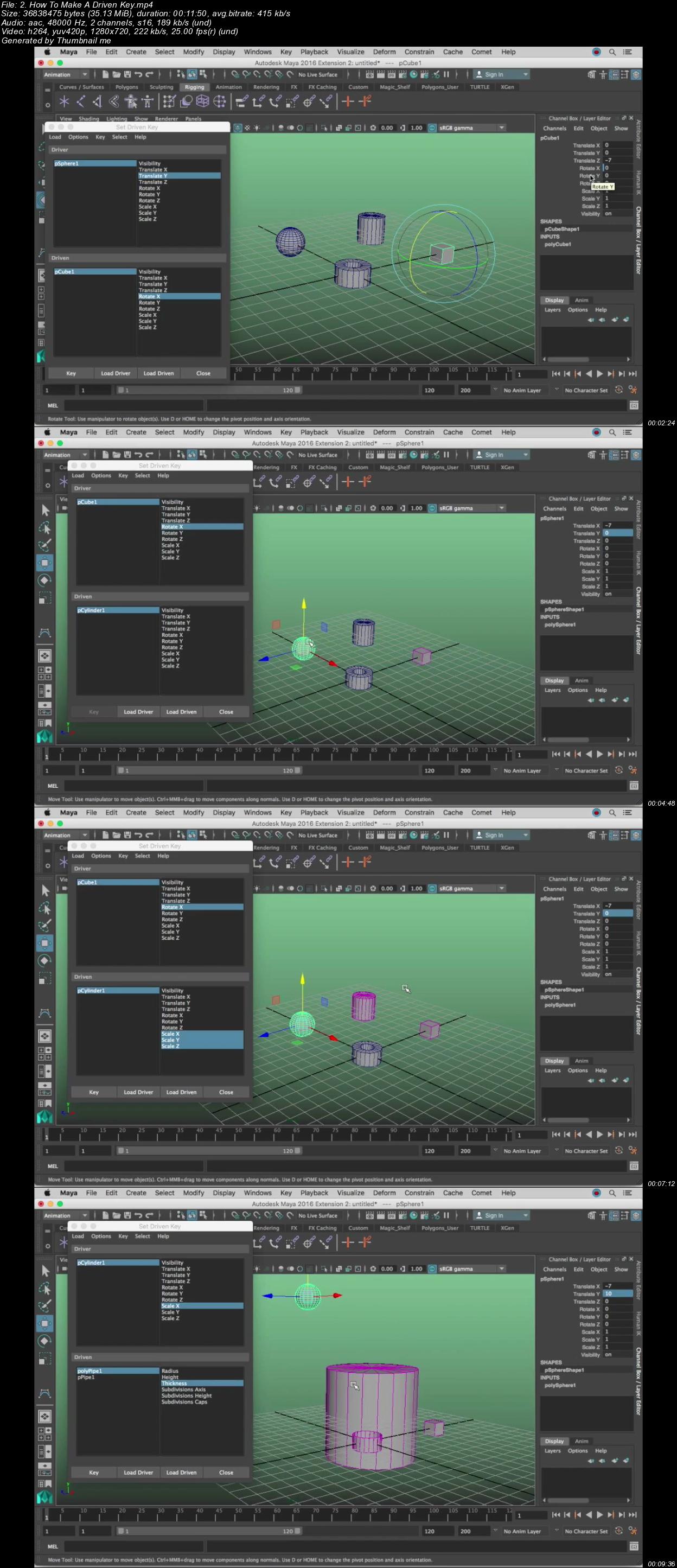 Rigging in Maya for Beginners- Part 1 (5 hours)