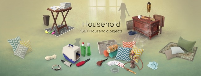 PixelSquid – Household Collection