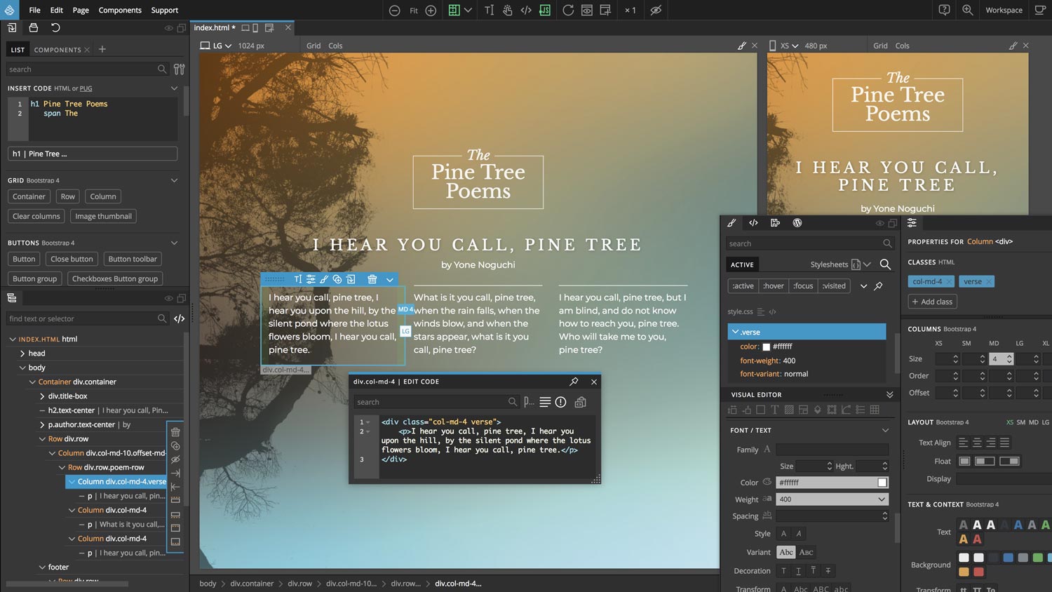 Pinegrow Web Editor Pro 4.91