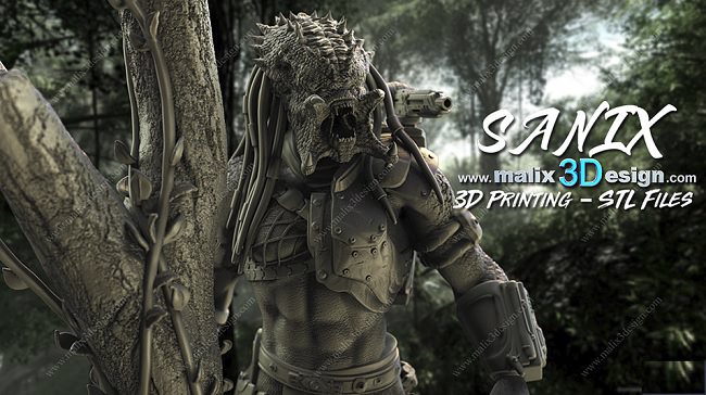 Cubebrush – Predator 3D printable Ready