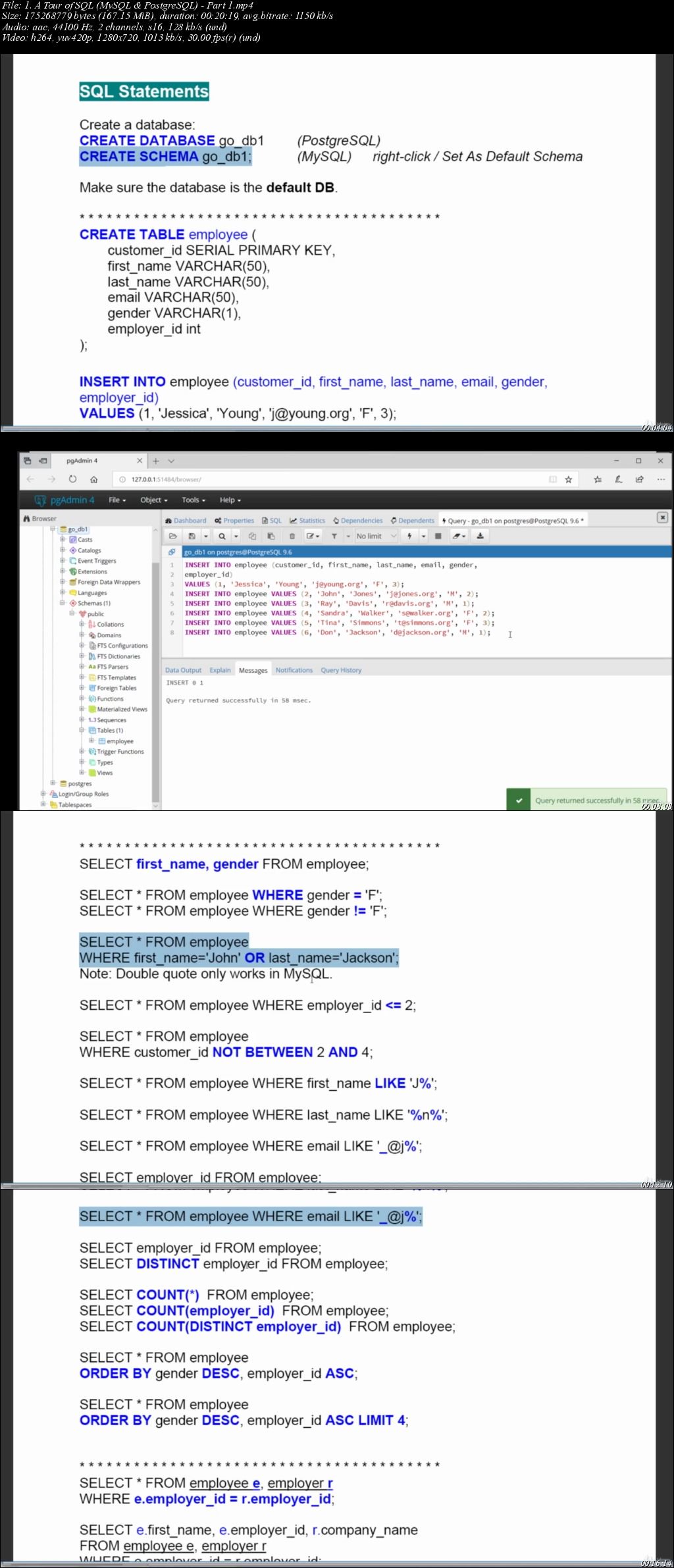 Connecting Go (Golang) to MySQL and PostgreSQL