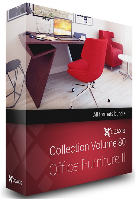 CGAXIS MODELS VOLUME 80 OFFICE FURNITURE II