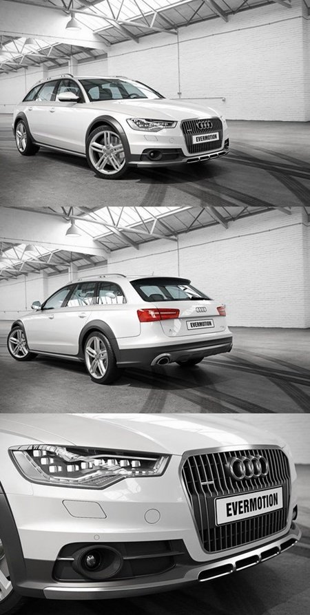 Audi A6 Allroad Quattro 3D Model