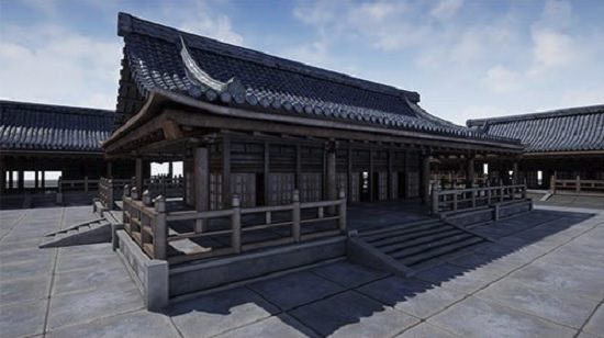 Cubebrush – Asian Temple – UE4