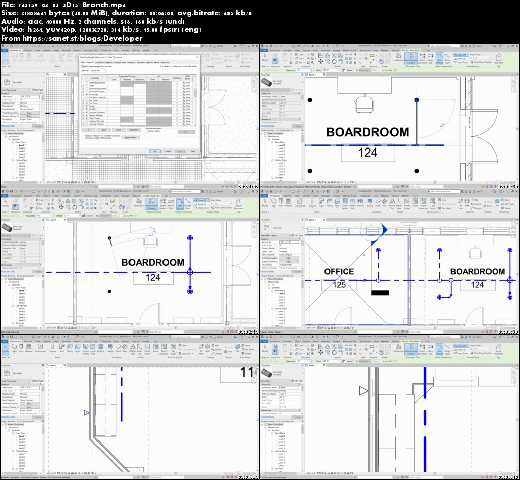 Revit: Sprinkler Design