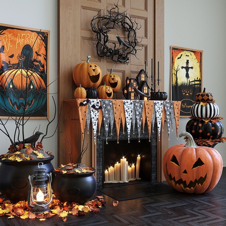 Halloween decor set