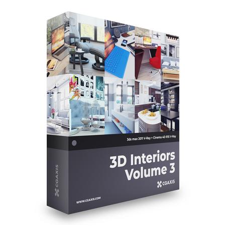 CGAxis Collection 3D Interiors Volume 3