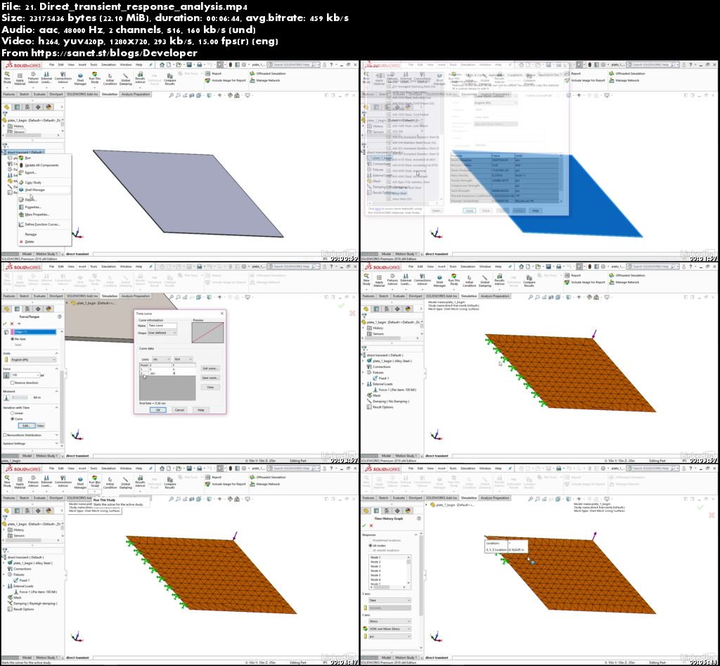 SOLIDWORKS Simulation: Dynamic Analysis