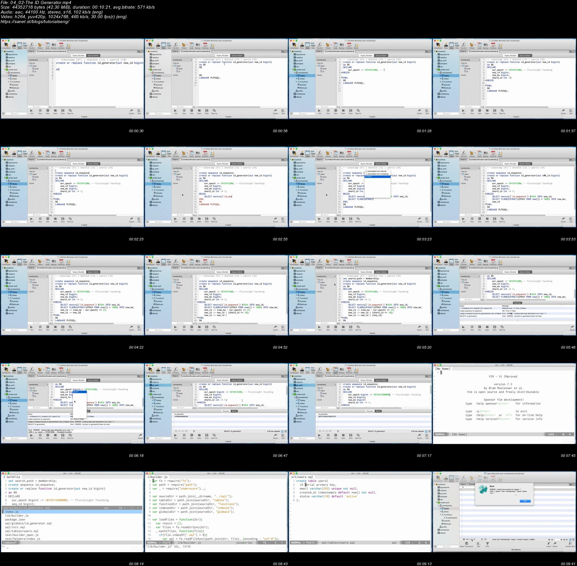 Pluralsight - Programming PostgreSQL