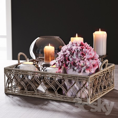 Wicker tray