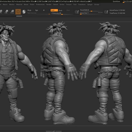 Flippednormals – Modeling characters for games