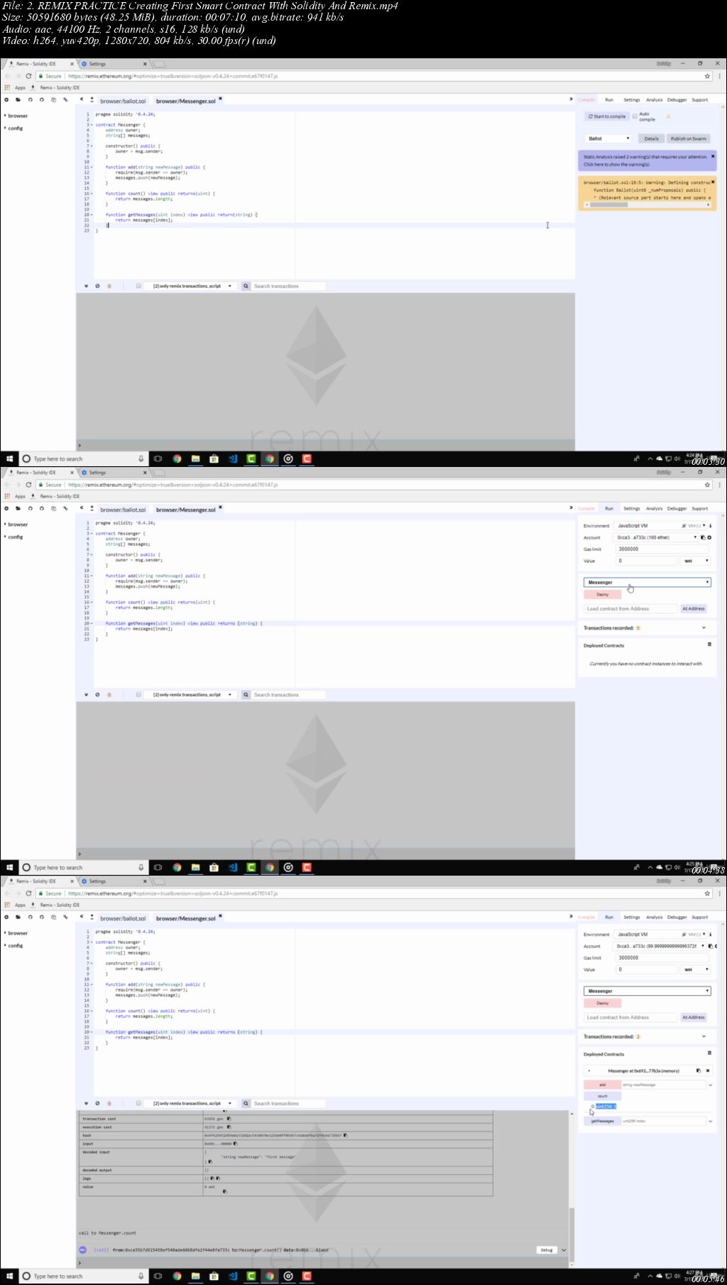 Solidity Smart Contracts: Build Dapps In Ethereum Blockchain