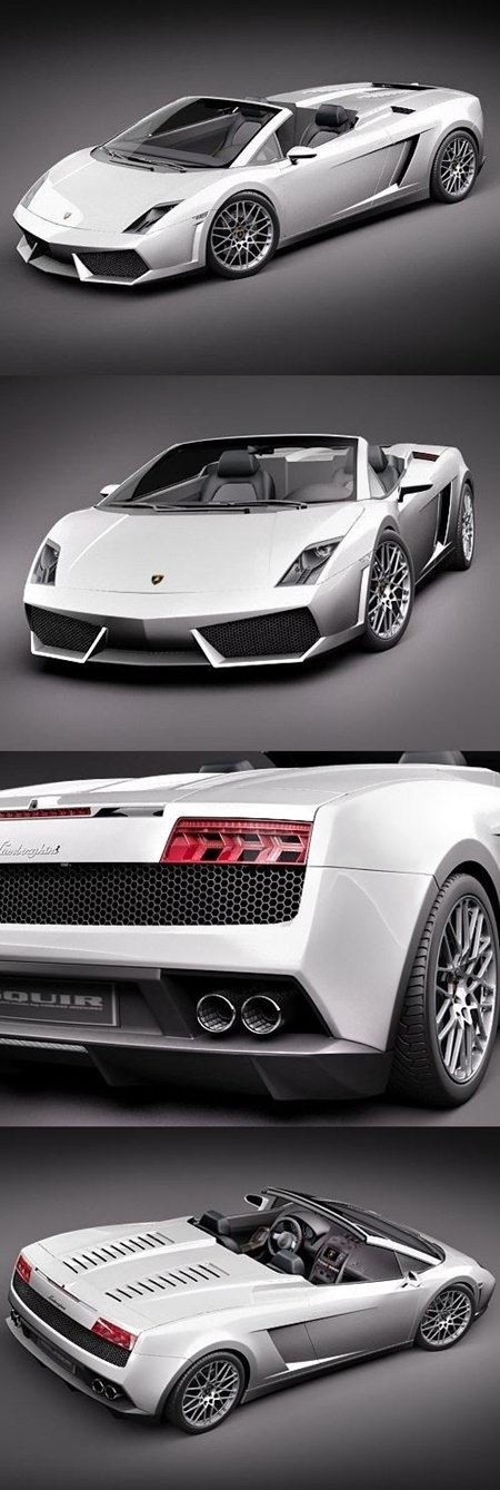 Lamborghini Gallardo LP560-4 Spyder 3D Model