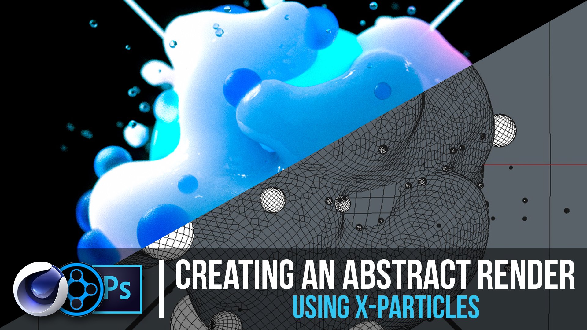 Creating an Abstract Render Using X-Particles