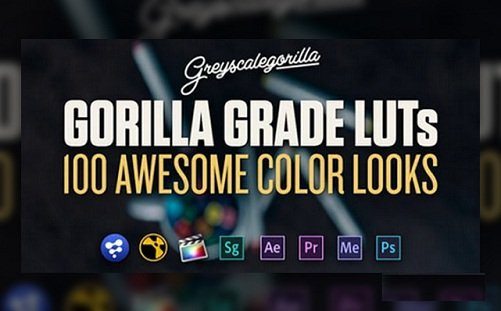 Greyscale Gorilla – Gorillla Grade LUTs