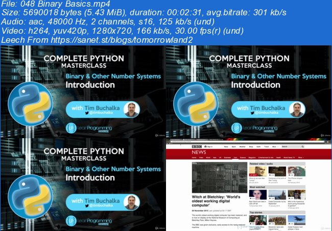 Complete Python Masterclass (Updated 5/2018)