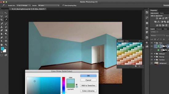 Creating a Living Room Composite in Photoshop