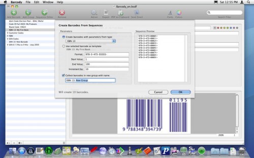 Barcody 3.00 MacOSX