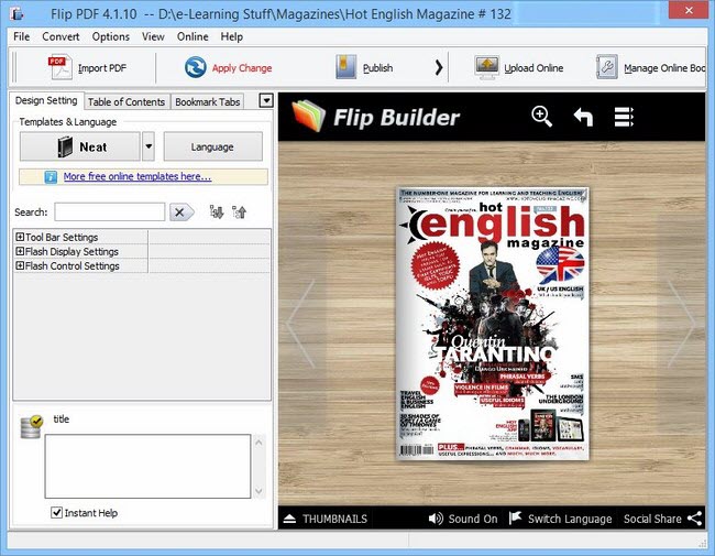 FlipBuilder Flip PDF 4.1.10 Multilingual