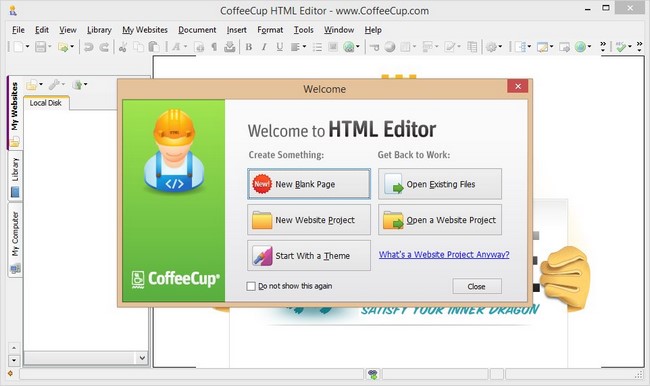 CoffeeCup HTML Editor 15.0 Build 769