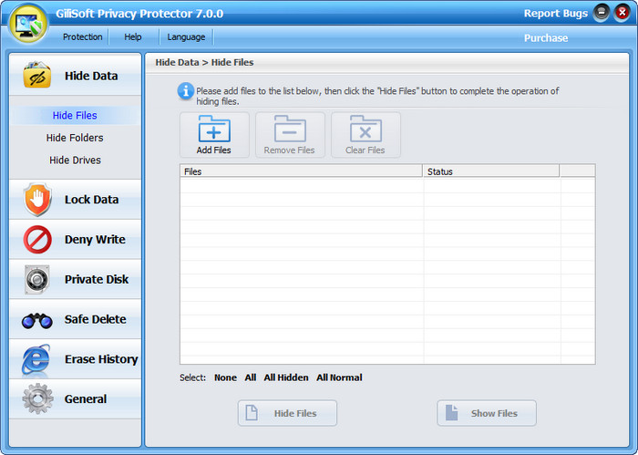 GiliSoft Privacy Protector 7.0.0