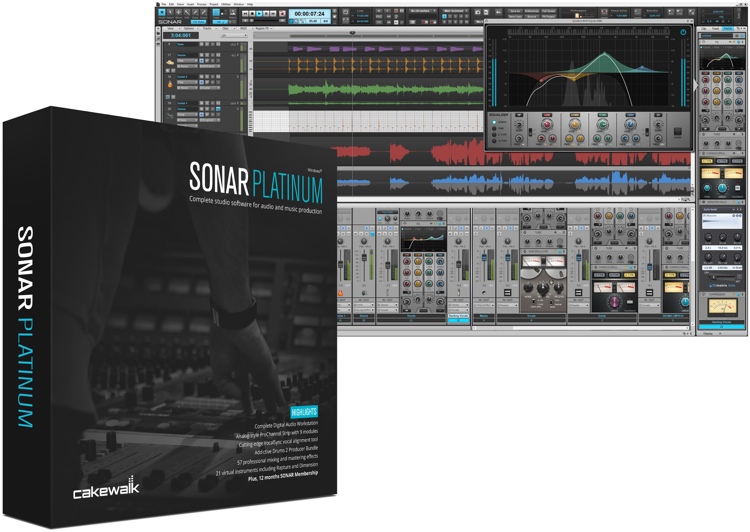 Cakewalk SONAR Platinum 22.8.0.30 with Plugins