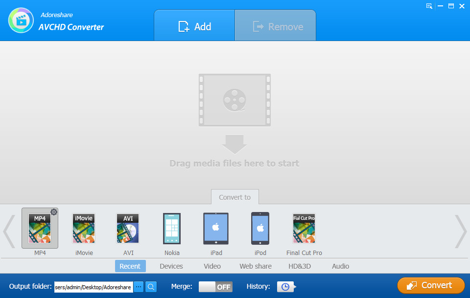 Adoreshare AVCHD Converter 1.0.0.0 Build 1887