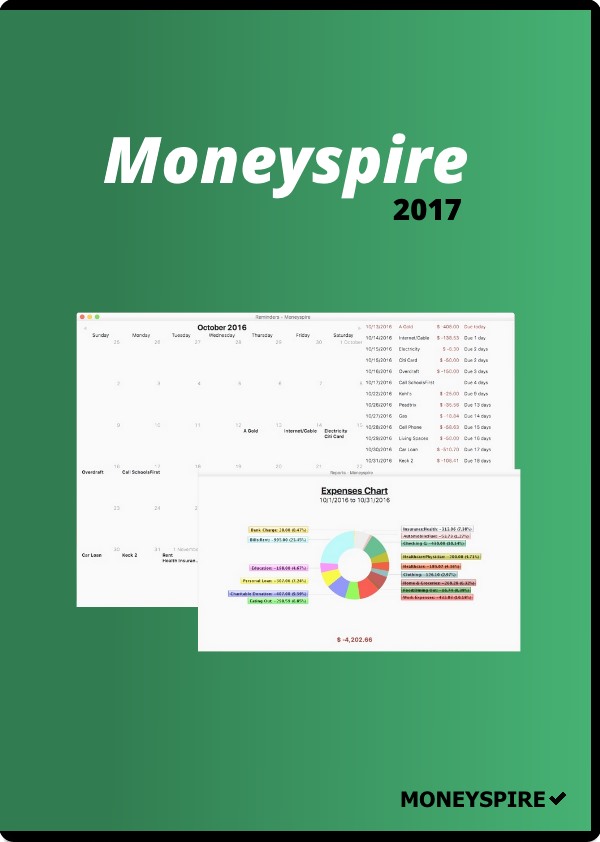 Moneyspire 2017 Pro 17.0.23 Mac OS X