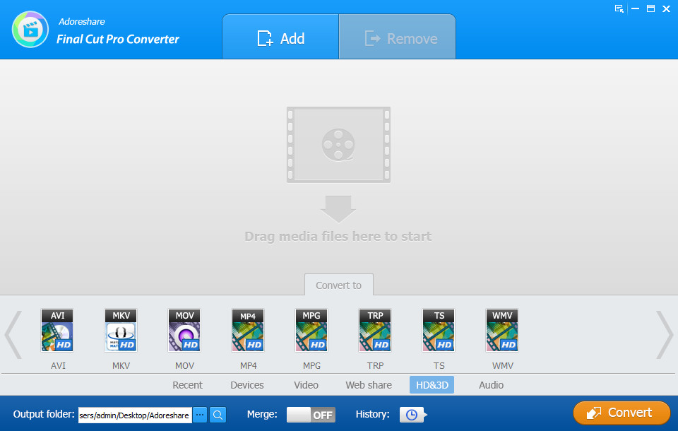 Adoreshare Final Cut Pro Converter 1.2.0.0 Build 06.07.2017