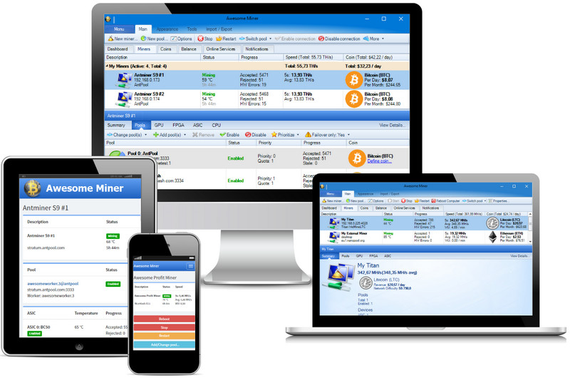 Awesome Miner 3.2 Ultimate Plus