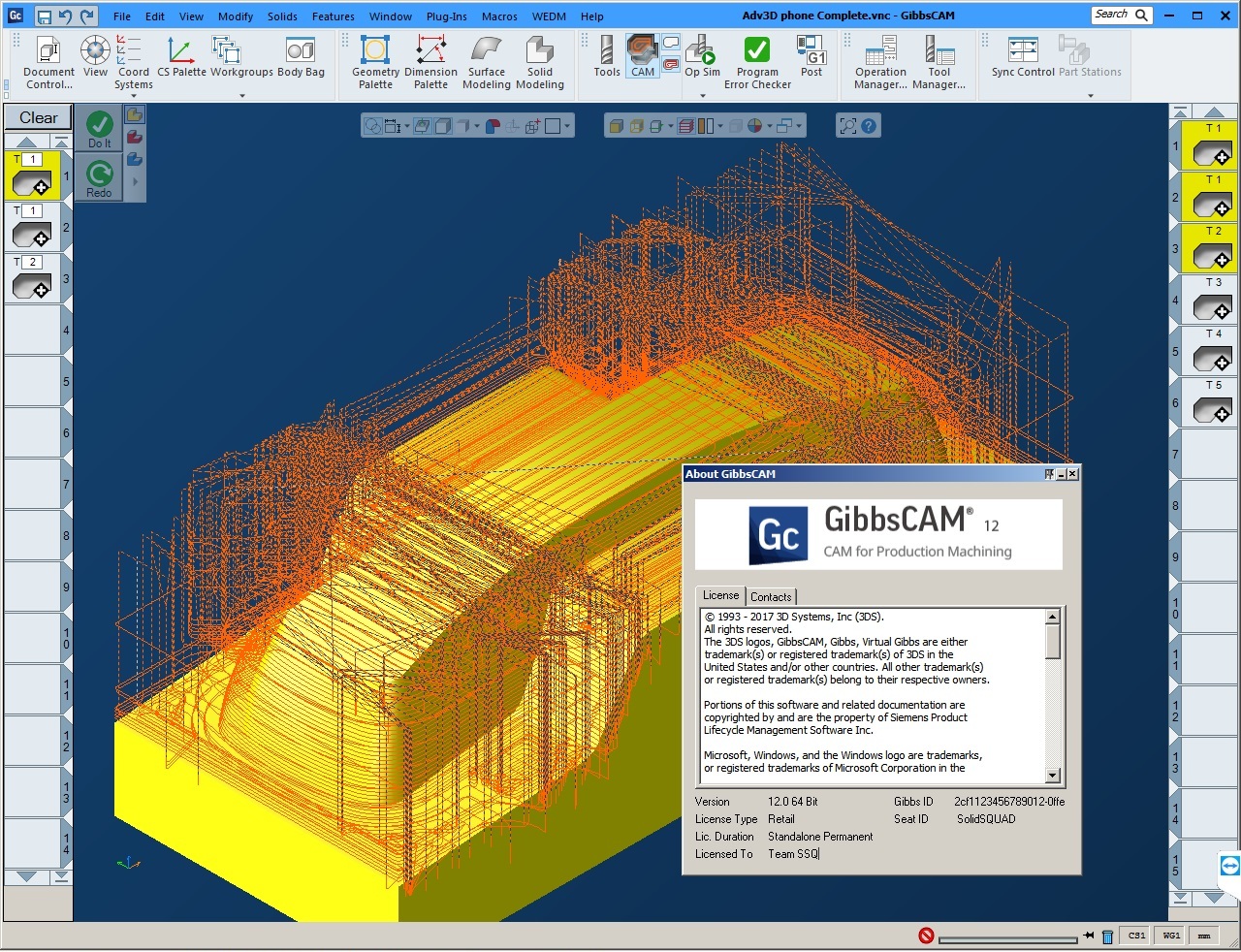 GibbsCAM 2017 V12 version 12.0.0.0