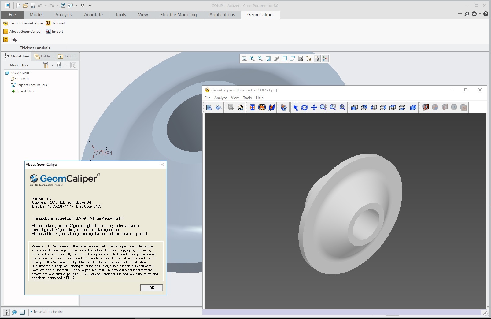 Geometric GeomCaliper 2.5 SP0 for Creo 2.0-4.0