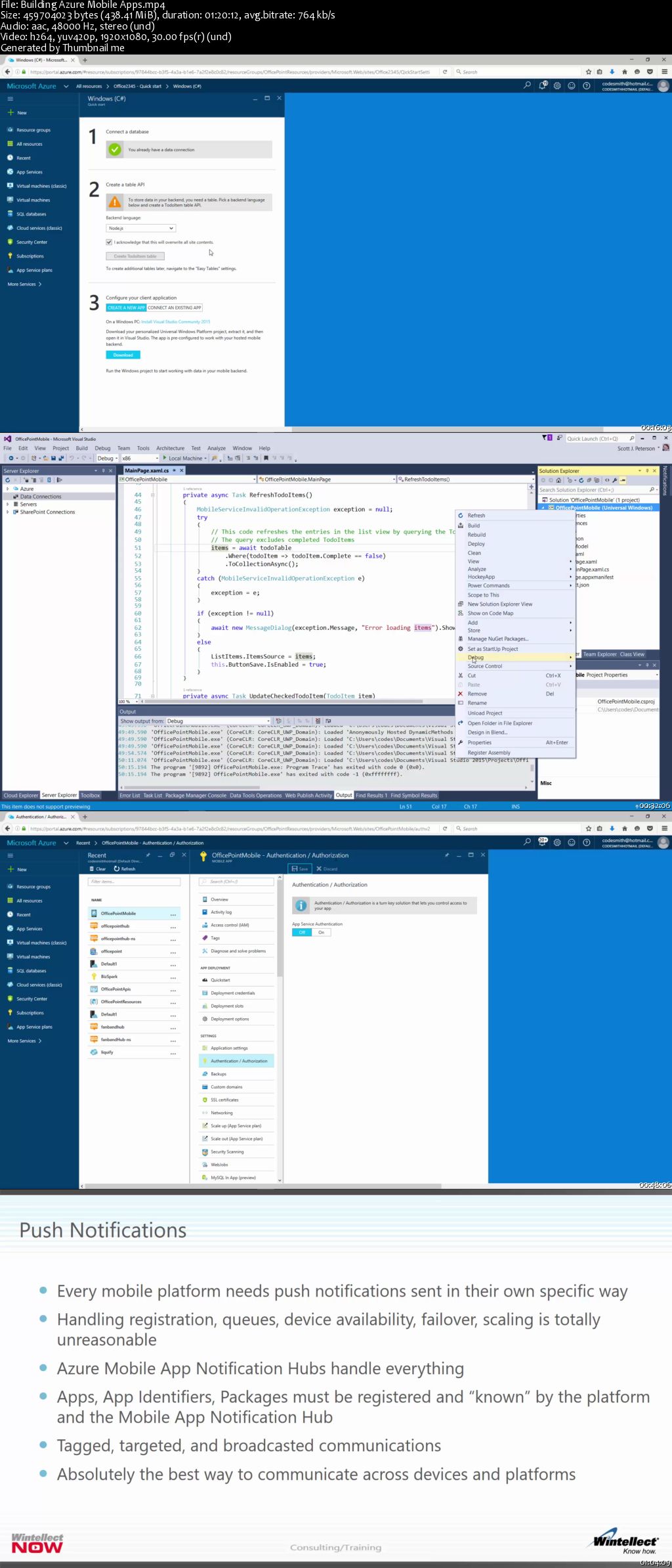 Building Azure Mobile Apps