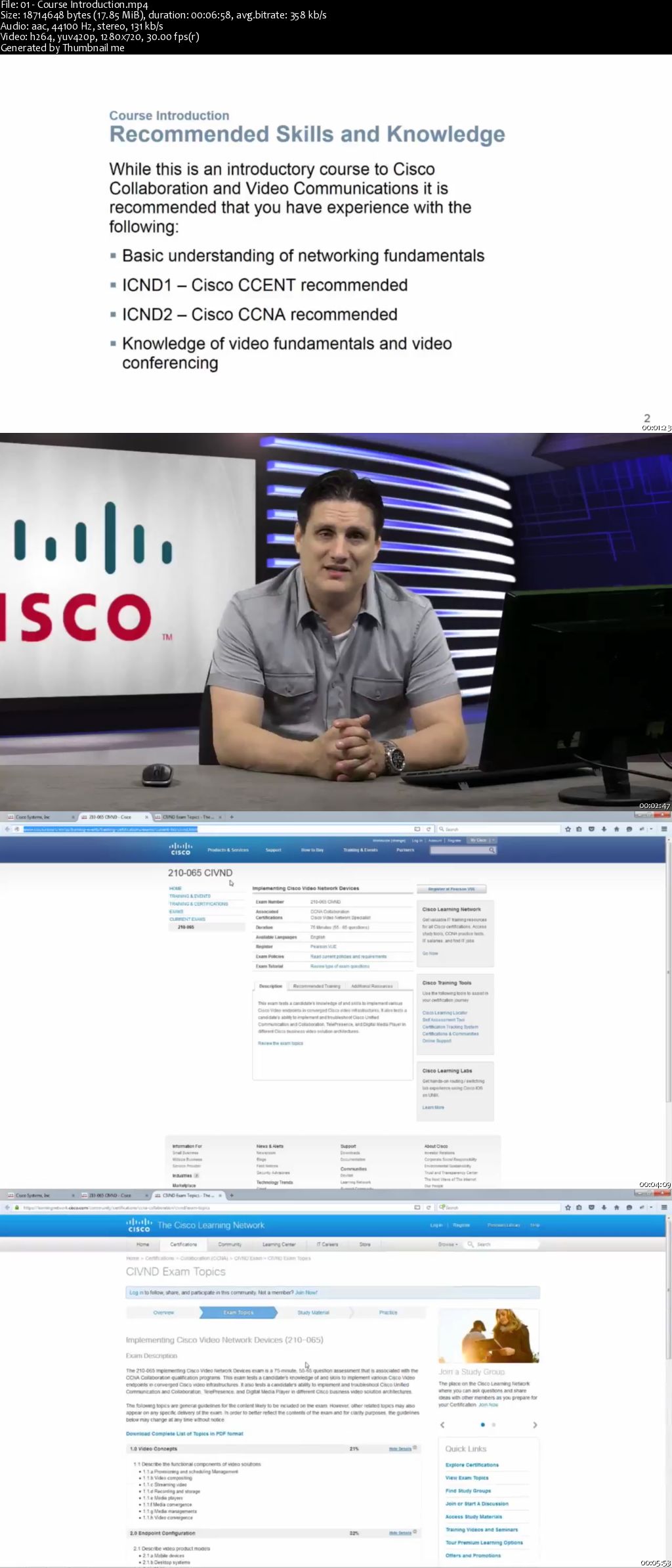 Cisco 210-065 CIVND: Implementing Cisco Video Network Devices