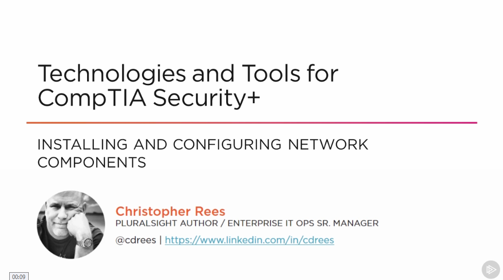 Technologies and Tools for CompTIA Security+