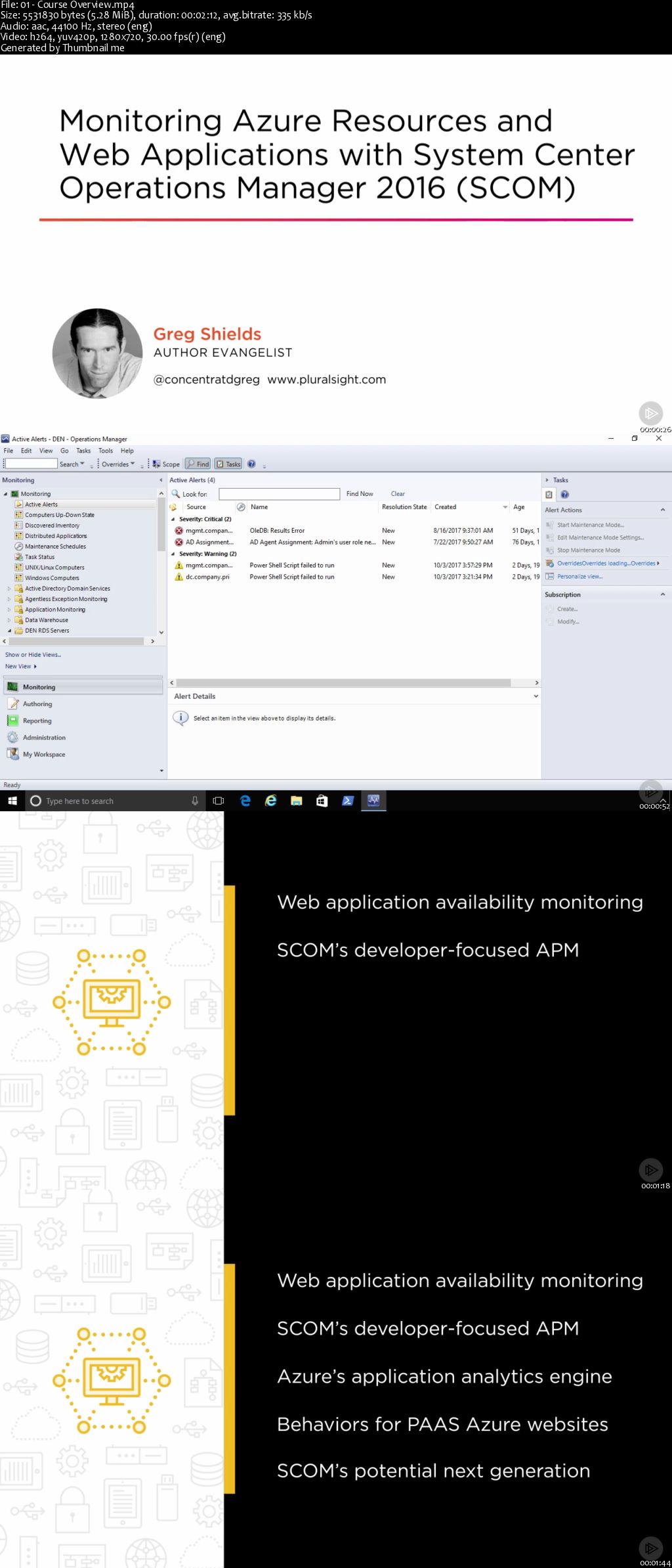 Monitoring Azure Resources and Web Applications with System Center Operations Manager 2016 (SCOM)