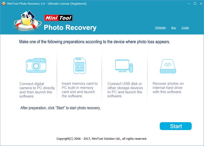 MiniTool Photo Recovery 3.0 Personal / Ultimate / Deluxe