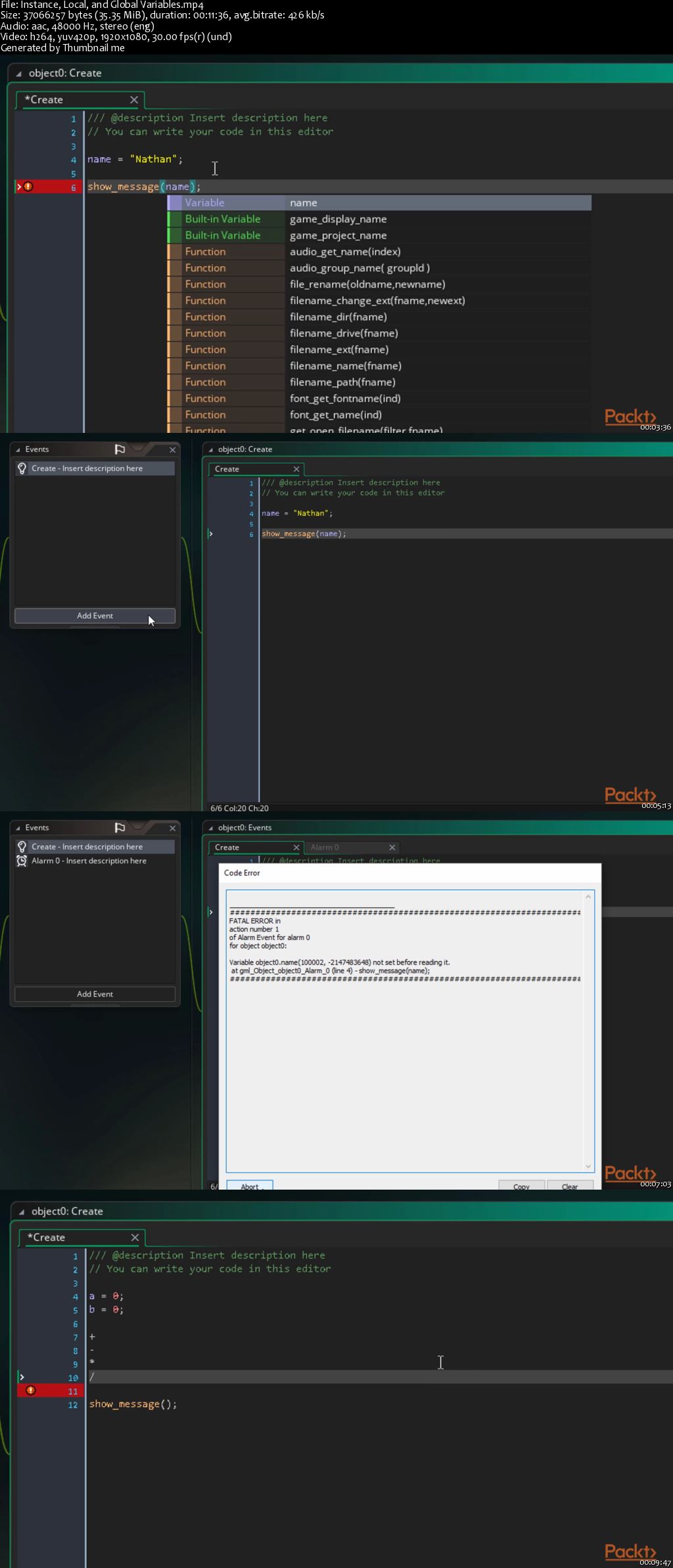 Programming in GameMaker Studio 2