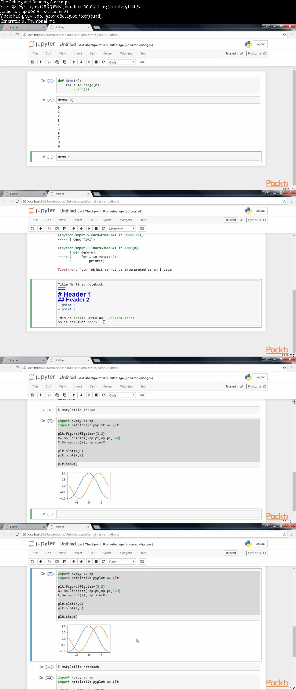 Python Data Visualization with Matplotlib 2.x